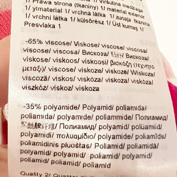 Escada Serus Striped Multicolor Colorblocked Short Sleeve Knit Sweater Top XS - Picture 9 of 9